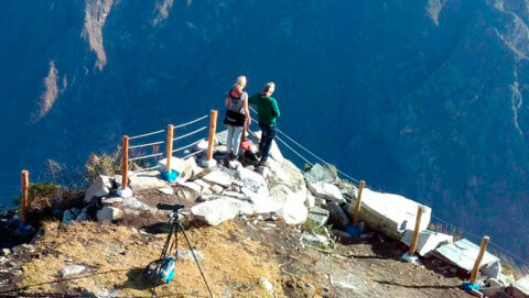 Condor viewpoint in Chonta