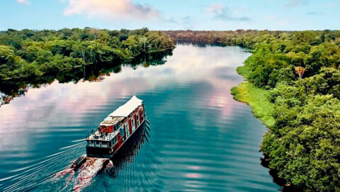 Pacaya Samiria in Loreto, Amazon river in Peru