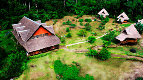 Amazon lodge in Peru