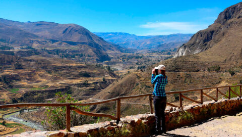 Colca canyon in Arequipa, Peru