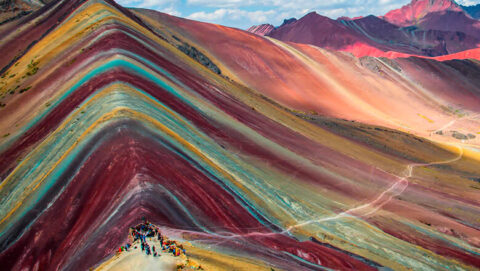 Colorful Peru Rainbow Mountain