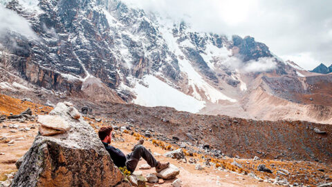 Salkantay pass, route to Machu Picchu