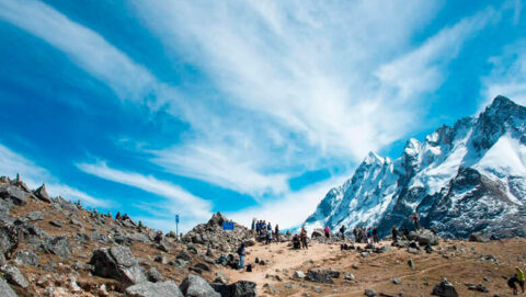 beautiful picture of Salkantay trek to Machu Picchu
