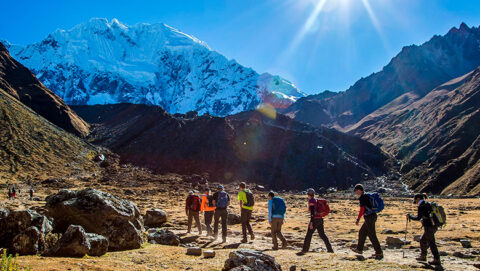 Salkantay trek in the Peruvian Andes