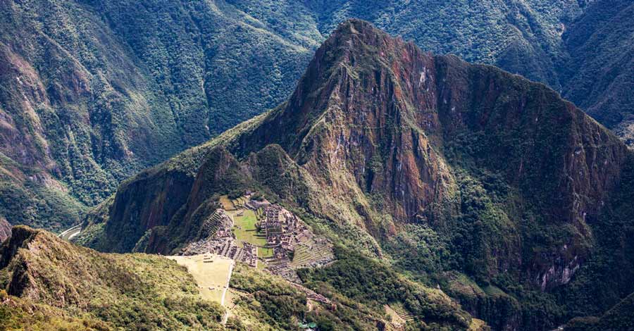 Machu Picchu Mountain view