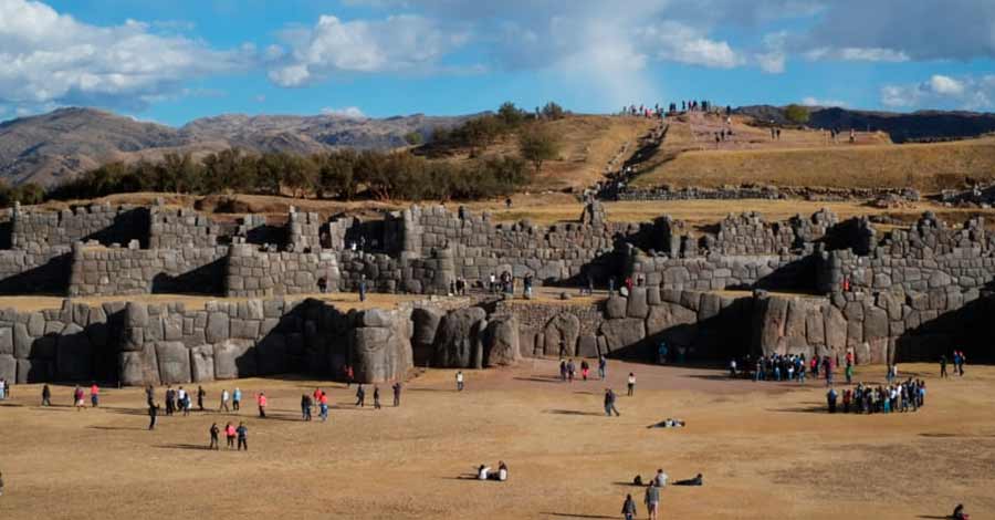 View of Sacsayhuaman bastions
