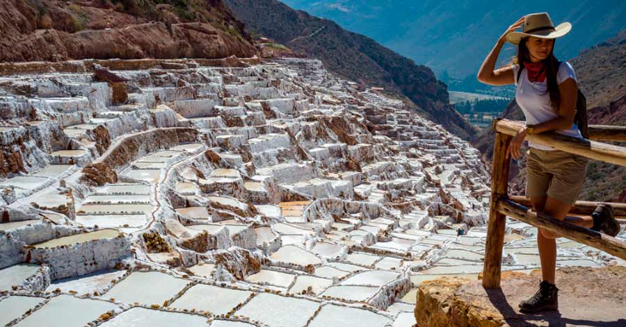  Salt Mines of Maras Peru viewpoint