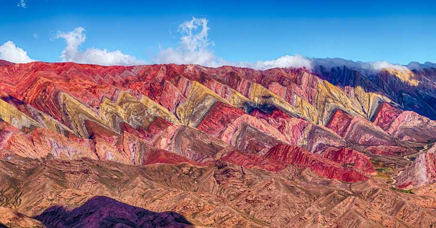 Serrania de Hornocal, rainbow mountains Auri Peru