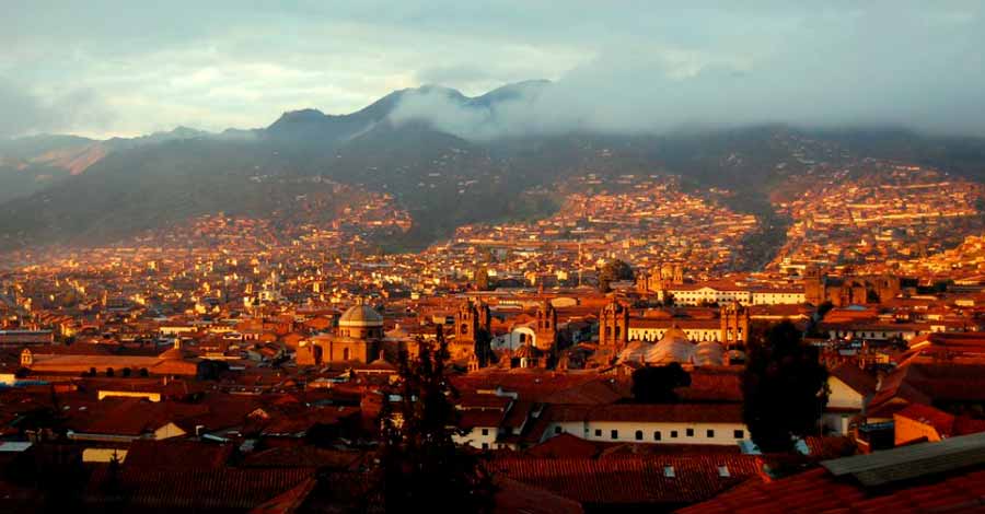 Cusco view from San Blas viewpoint