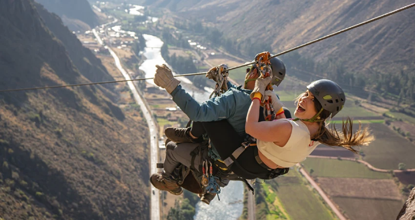 zip line sky lodge sacred valley 1