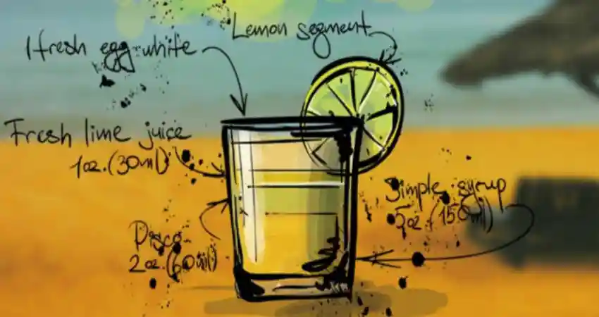 Pisco sour day ingredients