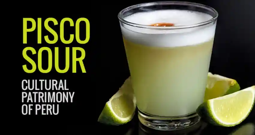 A refreshing pisco sour cocktail, featuring pisco, lime juice, and sugar, celebrated on Pisco Sour Day.
