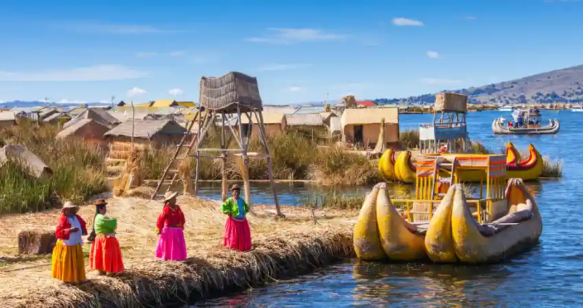 lake titicaca boat tour uros floating island