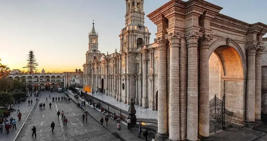 Cathedral of San Jose in Lima, Peru, featured in a two-week itinerary for exploring the country's cultural heritage.