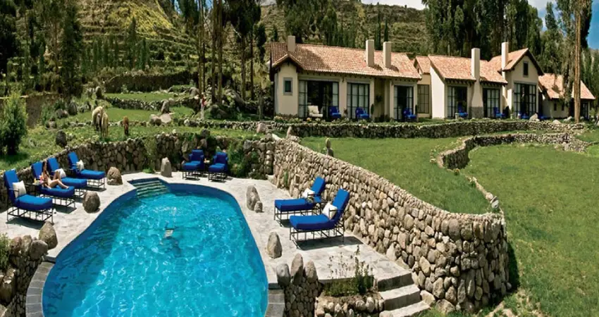 best luxury hotel in peru belmond casitas del colca