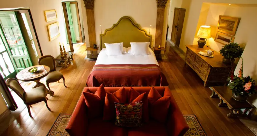 inkaterra la casona cusco balcony suite