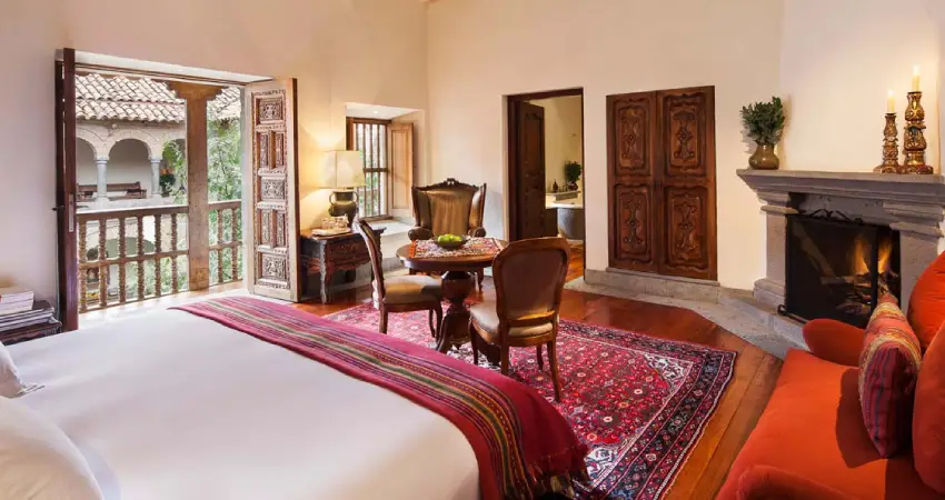 inkaterra la casona cusco patio suite