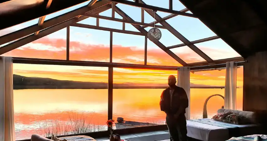 lake titicaca lodge lake panoramic