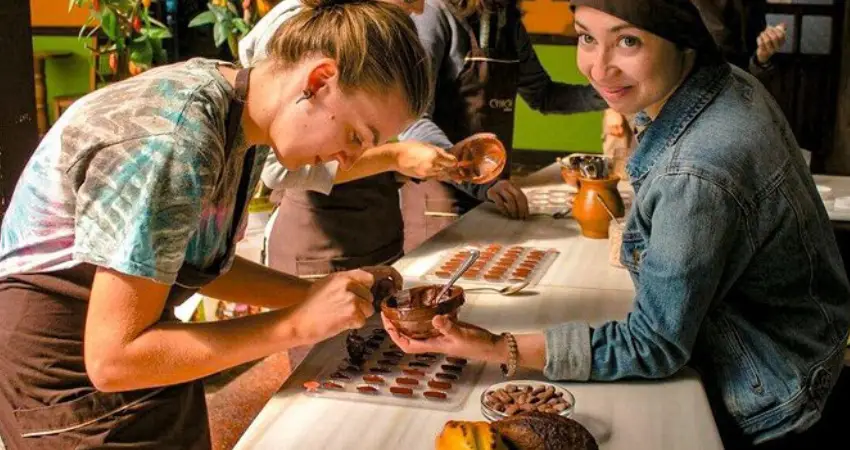 luxury travel to peru cacao making workshop