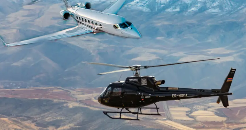 luxury travel to peru helycopter rental