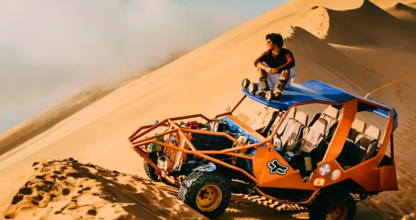 luxury travel to peru sandboarding