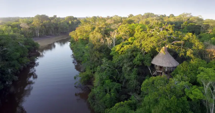 Treehouse Lodge Peru location