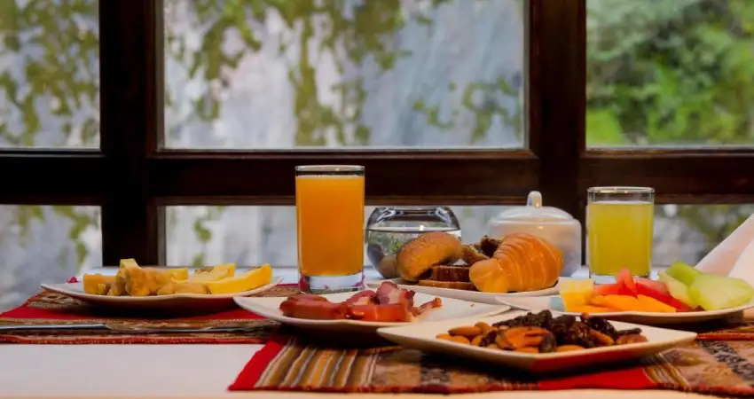 hatun inti boutique machu picchu breakfast