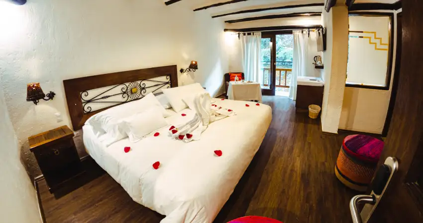 hatun inti boutique machu picchu matrimonial suite with river view