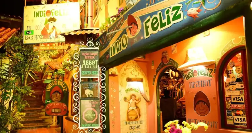 Indio Feliz Restaurant Machu Picchu 