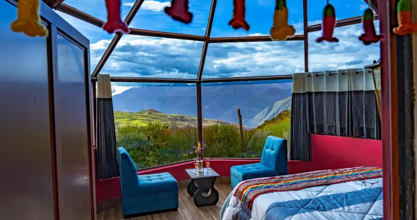 glamping in peru sky dome peru