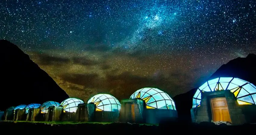 glamping in peru sky domes in salkantay