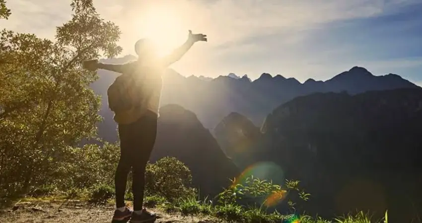 sunset in machu picchu best places