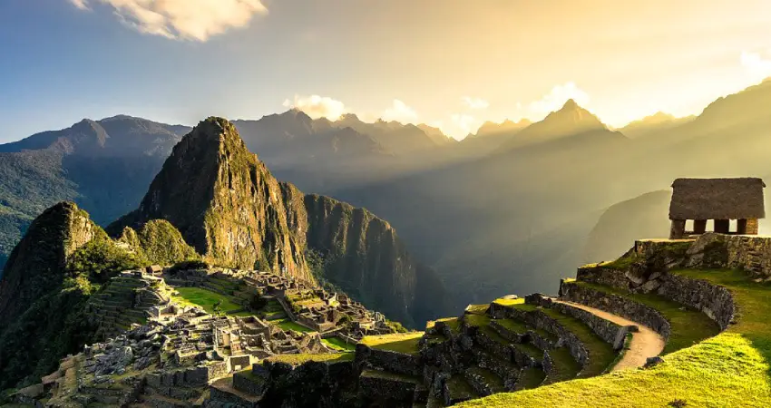 Sunset in Machu Picchu 