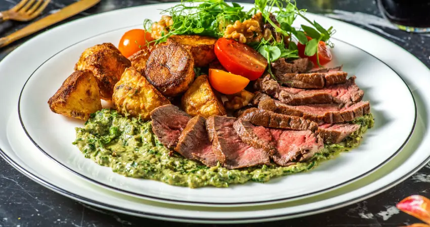 chicha restaurante cusco alpaca filled with andean pesto